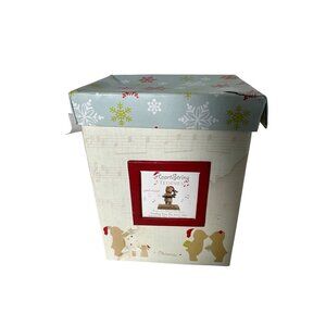 HeartString Teddies Christmas Music Box